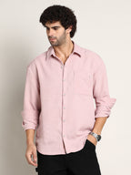 Campus Sutra Modular Solid Oversized Shirt