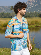 Campus Sutra Indie-Block Oversized Shirt