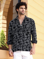 Campus Sutra Groovy-Stitch Corduroy Oversized Shirt