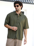 Campus Sutra Unbalanced-Ridge Oversized Shirt