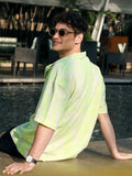 Campus Sutra Blaze Imprint Oversized Shirt