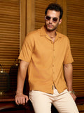 Campus Sutra Solid Resort Oversized Shirt