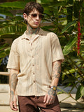 Campus Sutra Ziggy-Knit Oversized Shirt