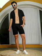 Campus Sutra Textured Graph Check Co-Ord Set