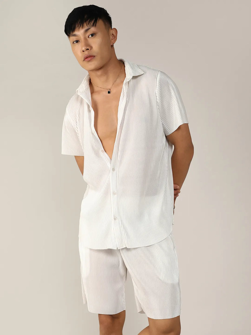 Campus Sutra Pleated Co-Ord Set