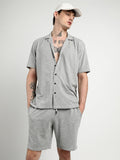 Campus Sutra Heathered Knitted Co-Ord Set