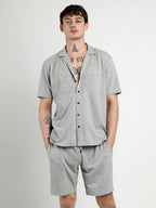 Campus Sutra Heathered Knitted Co-Ord Set