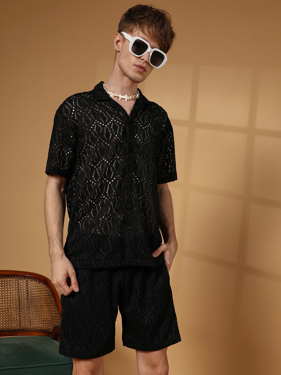 Campus Sutra Boho Knit Co-Ord Set