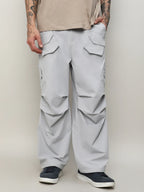 Campus Sutra Asymmetrical Parachute Trousers