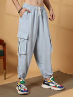 Campus Sutra Slouchy Utility Trousers