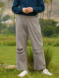 Campus Sutra Relaxed Parachute Trousers