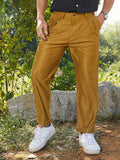 Campus Sutra Corduroy Tailored Trousers