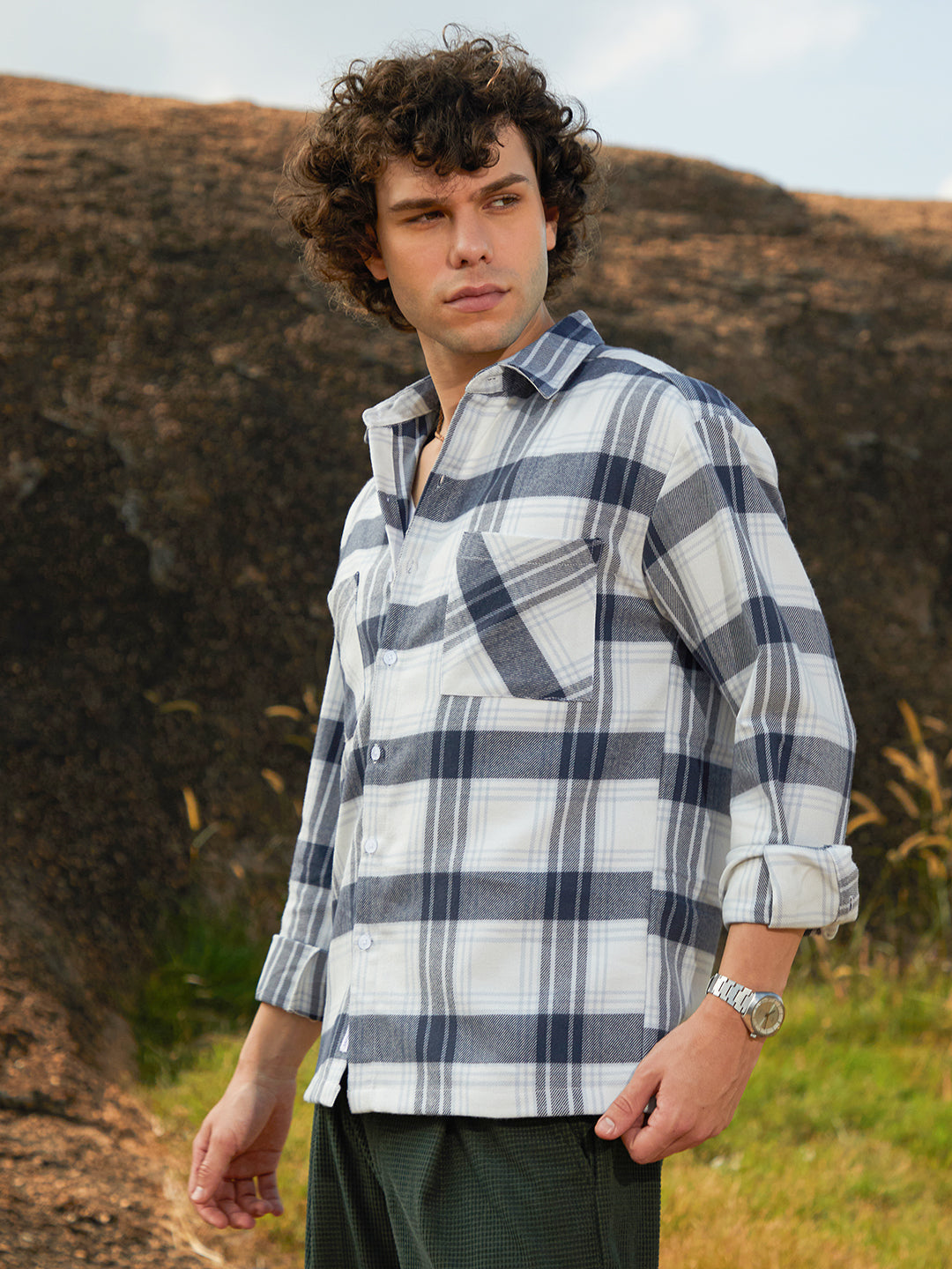 Campus Sutra Buffalo Utility Shacket