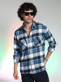 Campus Sutra Tartan Utility Shacket