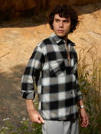 Campus Sutra Tartan Utility Shacket
