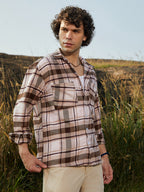 Campus Sutra Tartan Utility Shacket