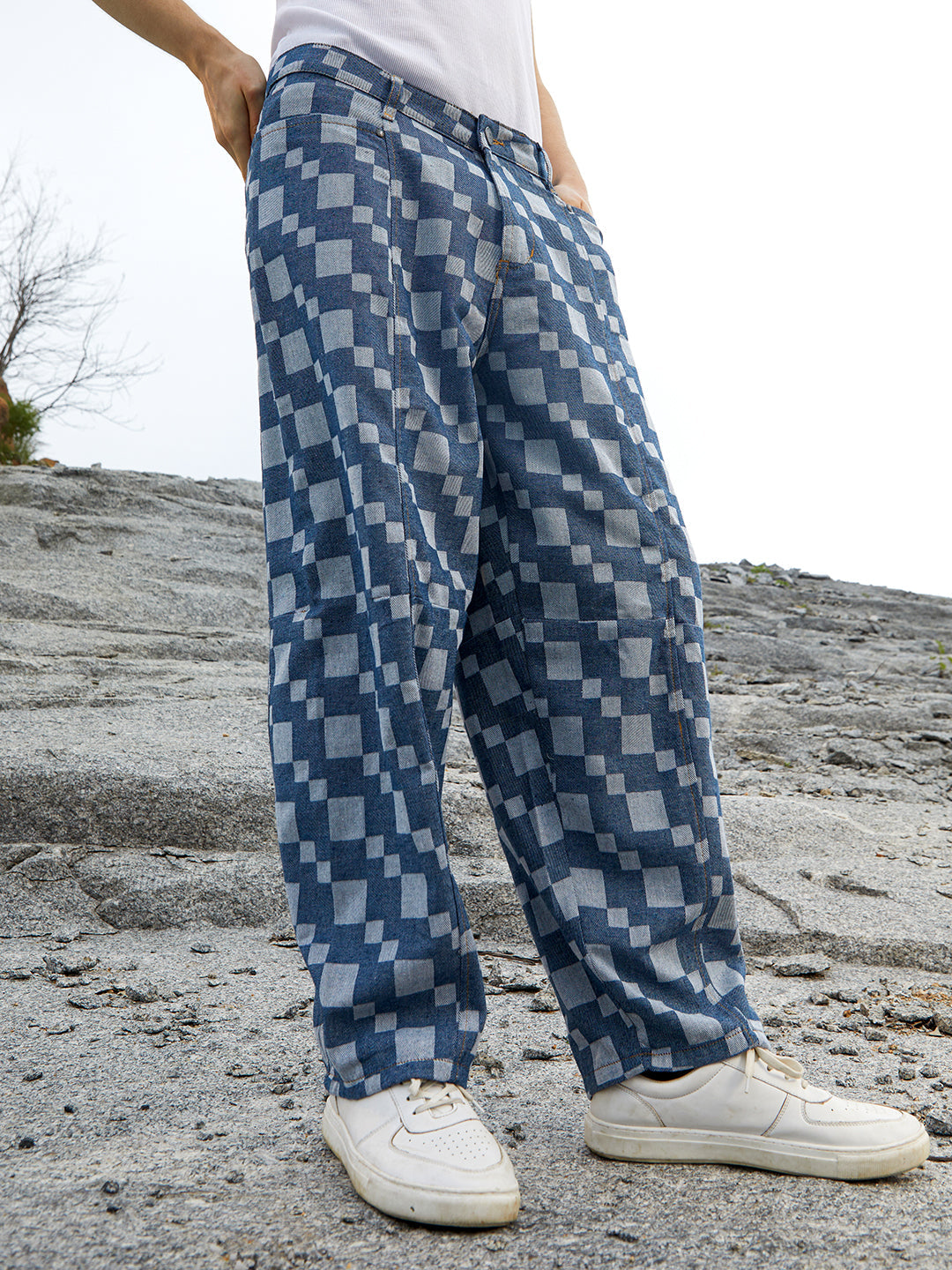 Campus Sutra Cubic Straight-Fit Denim Jeans