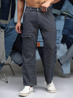 Campus Sutra Panelled Straight-Fit Denim Jeans