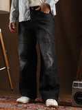 Campus Sutra Tinted Panelled Denim Jeans