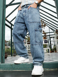 Campus Sutra Utility-Carpenter Denim Jeans