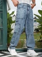 Campus Sutra Utility-Carpenter Denim Jeans