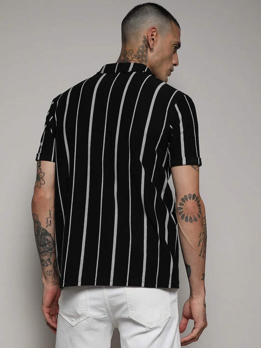 Campus Sutra Pencil Striped Shirt