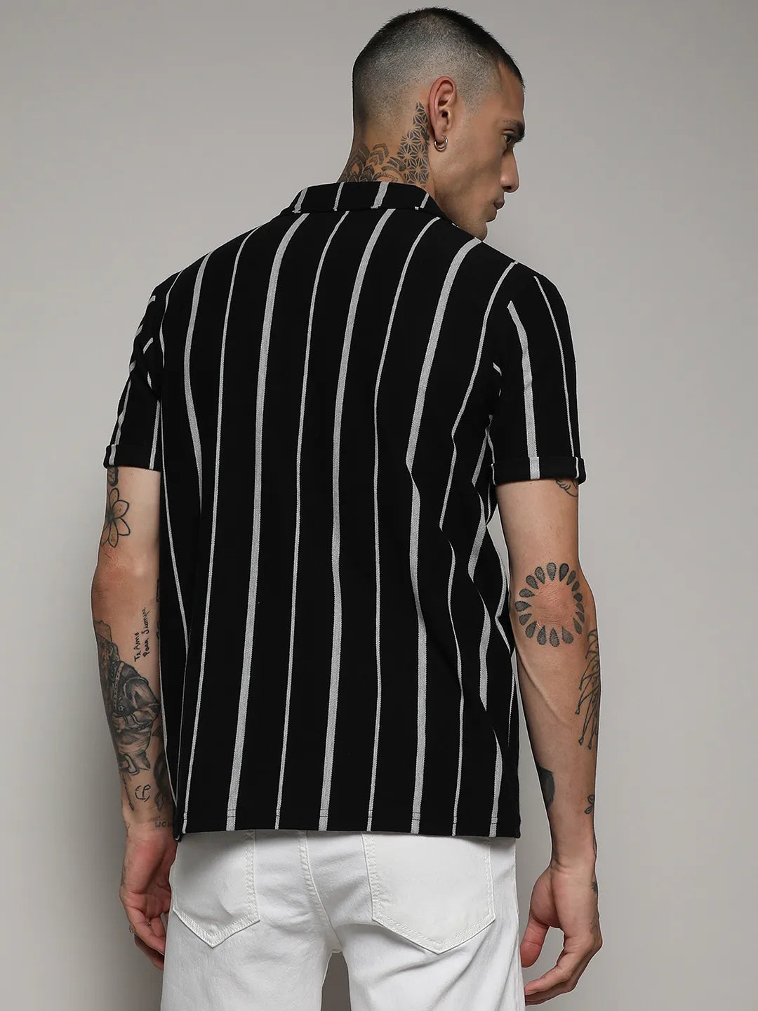 Campus Sutra Pencil Striped Shirt