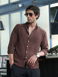 Campus Sutra Solid Relaxed Shirt