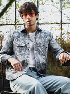 Campus Sutra Willow-Foliage Utility Shirt