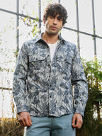 Campus Sutra Willow-Foliage Utility Shirt