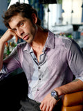 Campus Sutra Men's Slim Fit Abstract Print Full Sleeve Casual Shirt