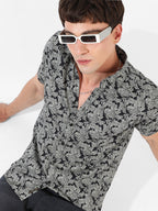 Campus Sutra Printed Casual Shirt