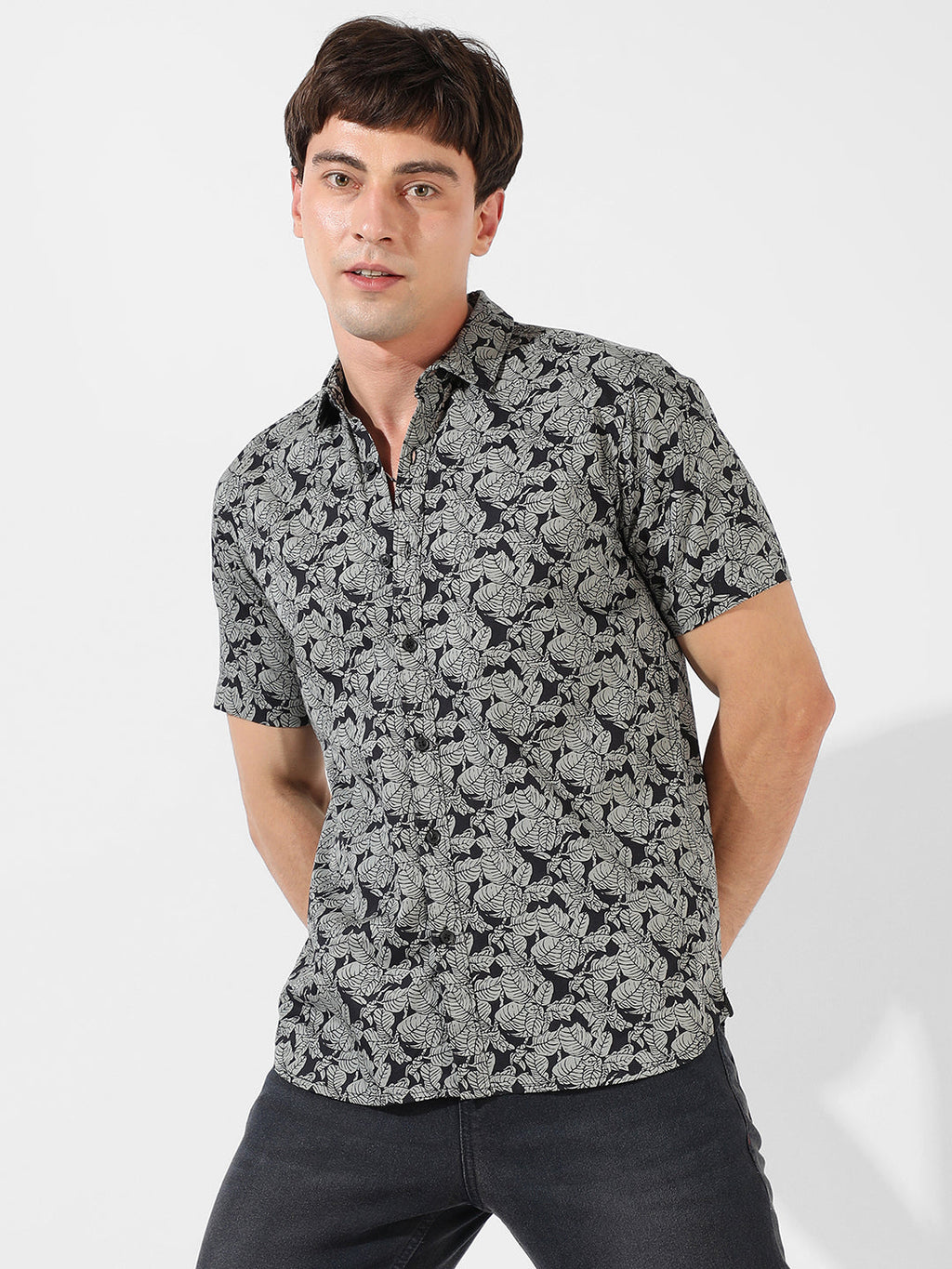 Campus Sutra Printed Casual Shirt