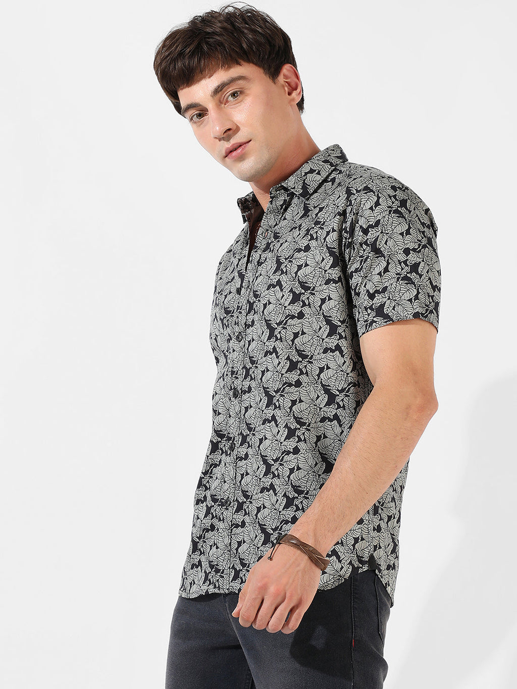 Campus Sutra Printed Casual Shirt