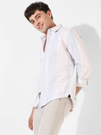 Campus Sutra Striped Casual Shirt