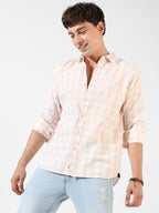 Campus Sutra Checkered Casual Shirt