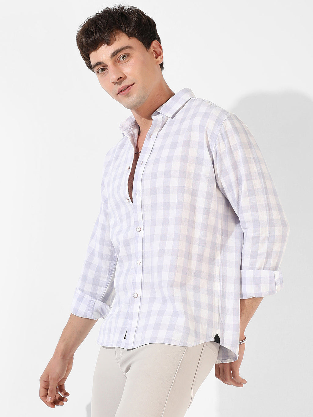 Campus Sutra Checkered Casual Shirt