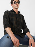 Campus Sutra Checkered Casual Shirt