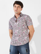 Campus Sutra Printed Casual Shirt