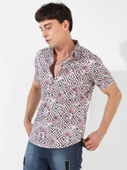Campus Sutra Printed Casual Shirt