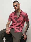Campus Sutra Contrast Fern Shirt
