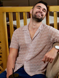 Campus Sutra Self-Design Buffalo Check Shirt