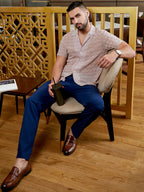 Campus Sutra Self-Design Buffalo Check Shirt
