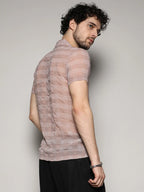 Campus Sutra Self-Design Buffalo Check Shirt