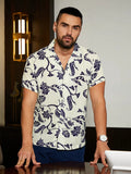 Campus Sutra Contrast Flower Shirt