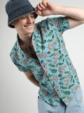 Campus Sutra Men's Foliage Shirt