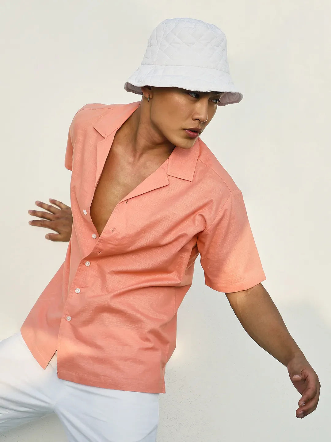 Campus Sutra Heathered Shirt