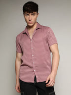 Campus Sutra Self-Design Block Shirt