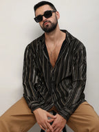 Campus Sutra Pleat-Creased Shirt
