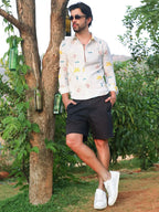 Campus Sutra Butterfly Pine Shirt
